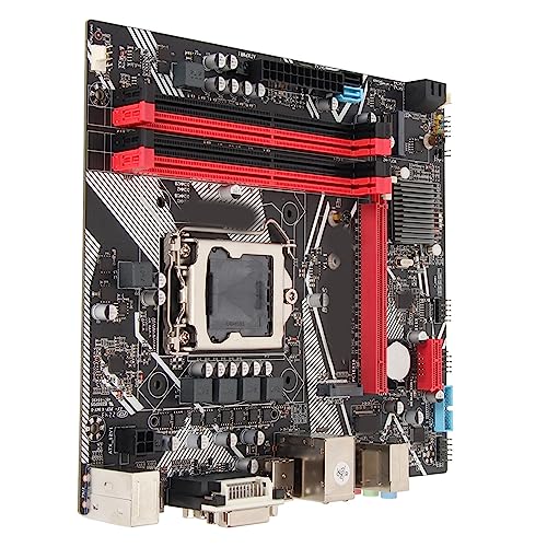 B75 S Computer Motherboard, LGA 1155 Mining Mainboard mit Dual Channel DDR3 Steckplatz, ATX Motherboard Unterstützt VGA DVI HDMI PCIEX16 Grafikkarte von Zunate