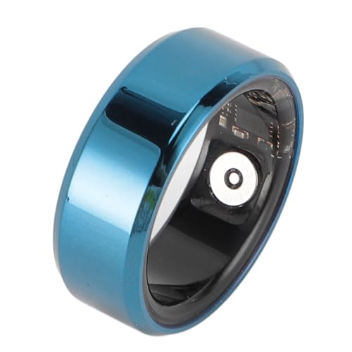 Smart Ring Health Tracker, Tragbarer Fitness Schlaf Tracker für Männer und Frauen, Unterstützt 6–7 Tage Akkulaufzeit, IP68 Wasserdicht, Edelstahl Schrittzähler (11) von Zunate