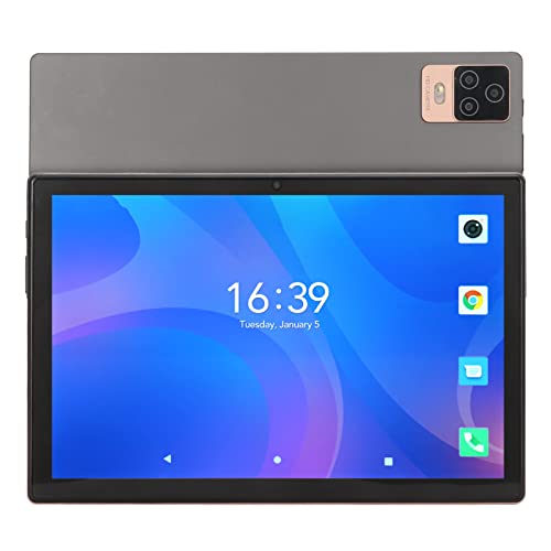 Zunate 10,1 Zoll Tablet für Android 12, 12 GB RAM, 256 GB ROM, Dual SIM Dual Standby Anruf Tablets, 7000 mAh Büro Tablet mit Dual Kamera, für Arbeit, Studium, Unterhaltung. (EU-Stecker) von Zunate