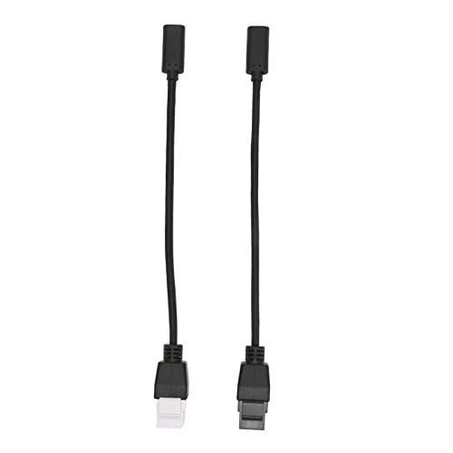 Zunate 2 Stück USB-C-Keystone-Klinkenkabel, Typ-C-Buchse auf Mutter-Gürtelclip-Panel-Wandstecker USB Straight-in-Panel mit Drahtbuchsenkabel, unterstützt Hot Swapping von Zunate