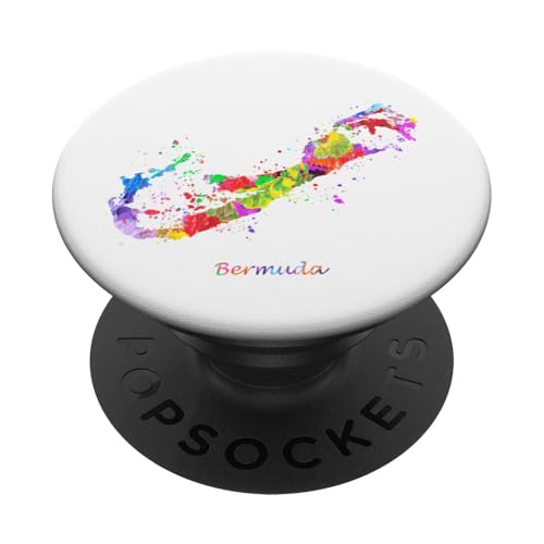 Bermuda Karte PopSockets Klebender PopGrip von Zuzi's