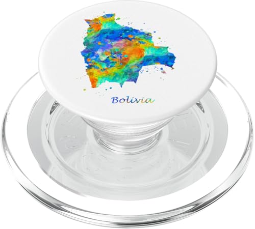 Karte von Bolivien PopSockets PopGrip für MagSafe von Zuzi's