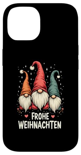 Hülle für iPhone 14 Drei Wichtel Frohe Weihnachten Zwerge Gnome Lustige Xmas von Zwerge Gnome & Wichtel Frohe Weihnachten Shop