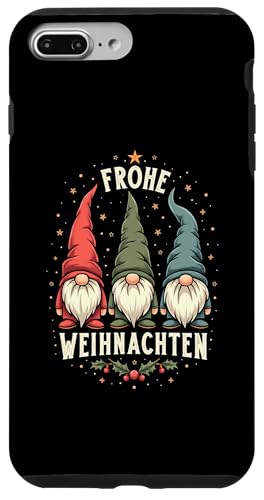 Hülle für iPhone 7 Plus/8 Plus Drei Zwerge Frohe Weihnachten Wichtel Gnome Lustige Xmas von Zwerge Gnome & Wichtel Frohe Weihnachten Shop