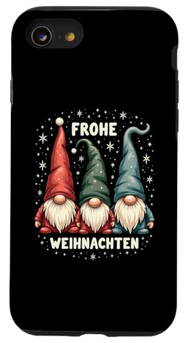 Hülle für iPhone SE (2020) / 7 / 8 Drei Wichtel Frohe Weihnachten Zwerge Gnome Lustige Xmas von Zwerge Gnome & Wichtel Frohe Weihnachten Shop