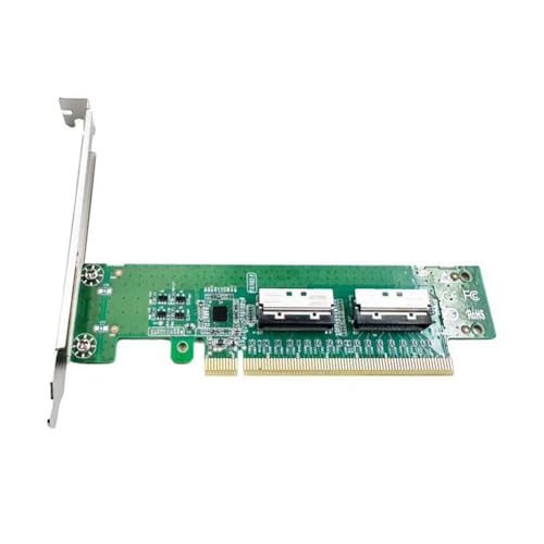 Zwfjcmsa Mainboard-Adapter PE5160-4IL PCIe5.0 X16 auf MCIO 8I Adapterboard Erfordert Mainboard-Support-Split-Karte von Zwfjcmsa