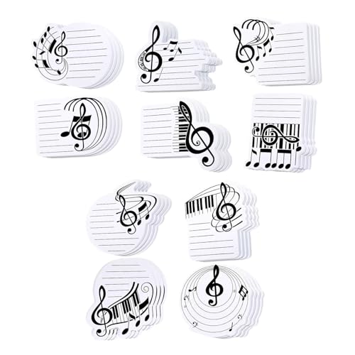 10 Stück Musiknotizen Haftnotizen Haftnotizen Notizblock Selbstklebend Tagebücher Seite Notizblöcke für Büro Schule Gebrauch 10 Stück Musiknotizen Haftnotizen Haftnotizen Notizblock Selbstklebend Tagebücher Seite Notizblöcke für Büro Schule Gebrauch von Zxfdsfdbnm
