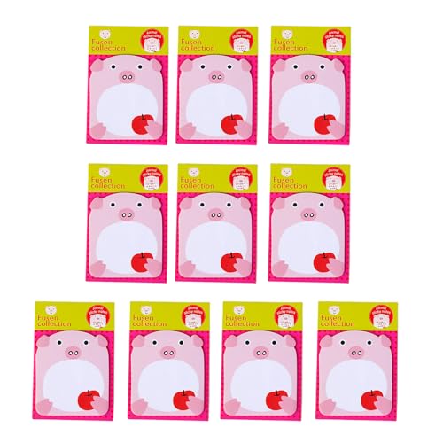 Notizblock mit Cartoon-Tiermotiv, Panda, kleine Haftnotizen, Schule, Bürobedarf, selbstklebend, 10 Stück Notizblock mit Cartoon-Tiermotiv, Panda, kleine Haftnotizen, Schule, Bürobedarf, selbstklebend, 10 Stück von Zxfdsfdbnm