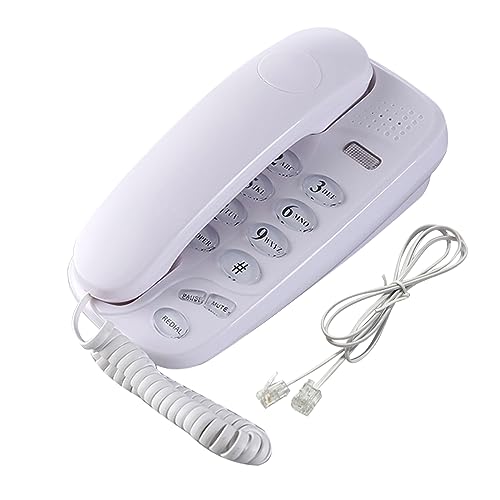 Zxfdsfdbnm KXT-580 Wandtelefon Wandtelefon Festnetz Wandtelefone Mit Anruflicht Wahlwiederholung Für Home Office von Zxfdsfdbnm