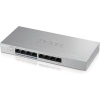 ZyXEL GS1200-8HP V2 8-Port GBit Web/Smart Managed Switch, 4x PoE+ 60W lüfterlos von Zyxel