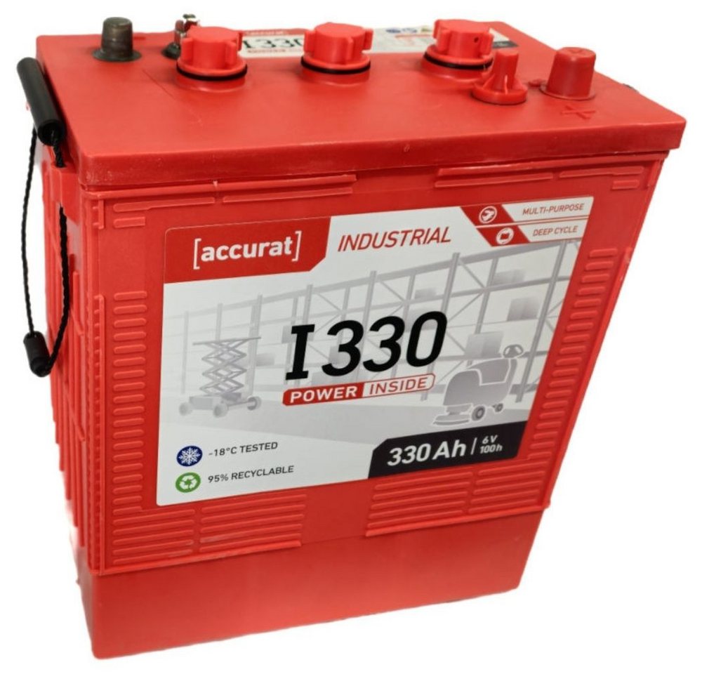 accurat Accurat Industrial I330 6V 330Ah Batterie Batterie, (6 V) von accurat