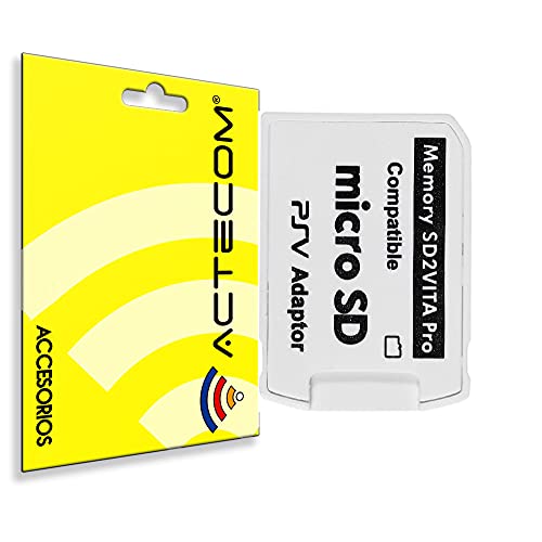 ACTECOM Adapter Micro-SD-Karte kompatibel mit Sony PS Vita 1000 2000 SD2VITA Pro Memory Version V6 Sd2Vita PSVita von actecom