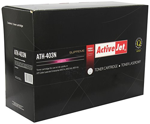 Activejet ATH-403N toner for HP printer; HP 507A CE403A replacement; Supreme; 6000 pages; magenta von activejet