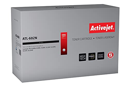 Activejet ATL-602N Toner for Lexmark Printer; Lexmark 60F2H00 Replacement; Supreme; 10000 Pages; Black von activejet