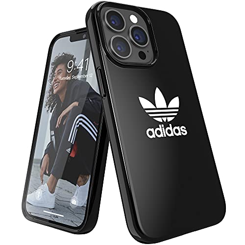 adidas Hülle für iPhone 13 Pro 6.1, sturzsicheres Gehäuse, erhöhte Kanten, original Gehäuse, schwarz von adidas