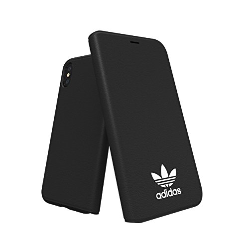 adidas Originals Booklet Case Handyhülle für Apple iPhone X - Schwarz/Weiß Black/White von adidas