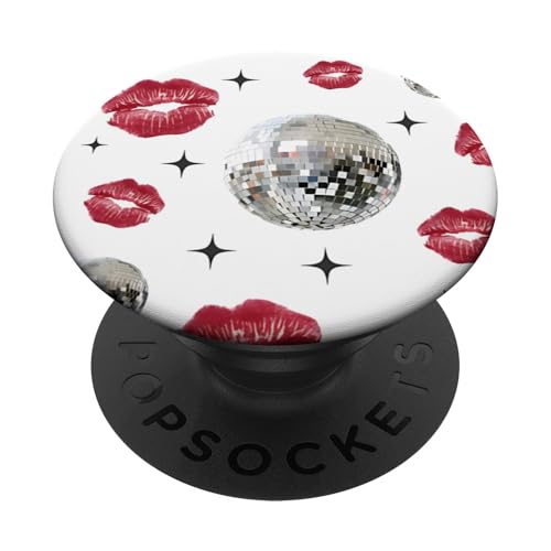 y2k spiegelkugel discokugel kiss y2k PopSockets mit austauschbarem PopGrip von aesthetic y2k phone case