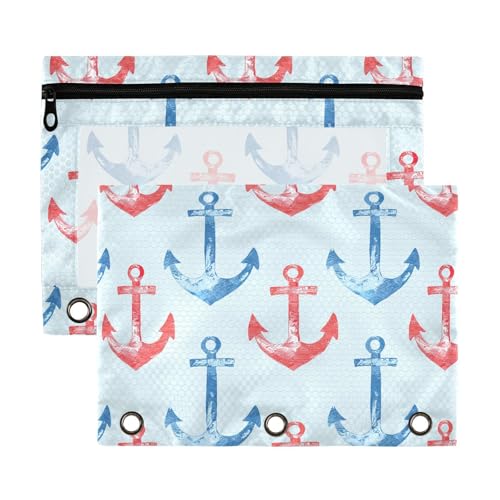 Ocean Binder-Stifthalter mit transparentem Fenster, Federmäppchen mit Reißverschluss, in verschiedenen Farben, Taschenordner für 3 Personen, für Klassenzimmer, Schule, Bürobedarf, mehrfarbig, 2 Stück Ocean Binder-Stifthalter mit transparentem Fenster, Federmäppchen mit Reißverschluss, in verschiedenen Farben, Taschenordner für 3 Personen, für Klassenzimmer, Schule, Bürobedarf, mehrfarbig, 2 Stück von aidingzhi