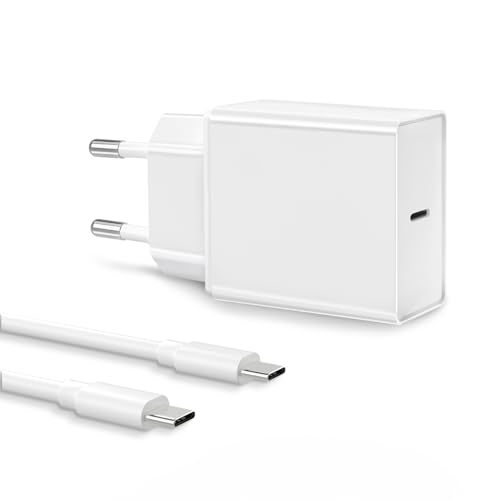 25W USB C Ladegerät für Samsung, aifulo 2M USB C Ladekabel mit Fast Charger Adapter Netzteil Typ C Schnellladegerät Ladestecker für Samsung Galaxy S24 S23 S22 S21 S20 A55 A54 A53 A52 A51 A34 A33 von aifulo