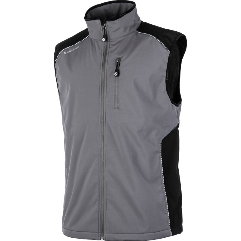 albatros EXPERT 360° Softshellweste wind- und wasserabweisend grau/schwarz Gr. 3XL von albatros