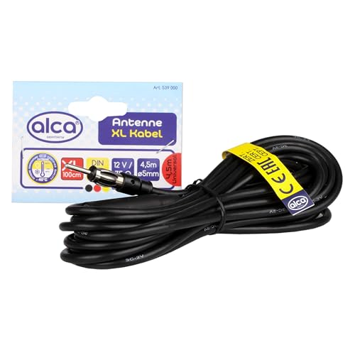 alca® Auto Antennen Verlängerung (Kabel DIN zu DIN 4,5 m) von alca