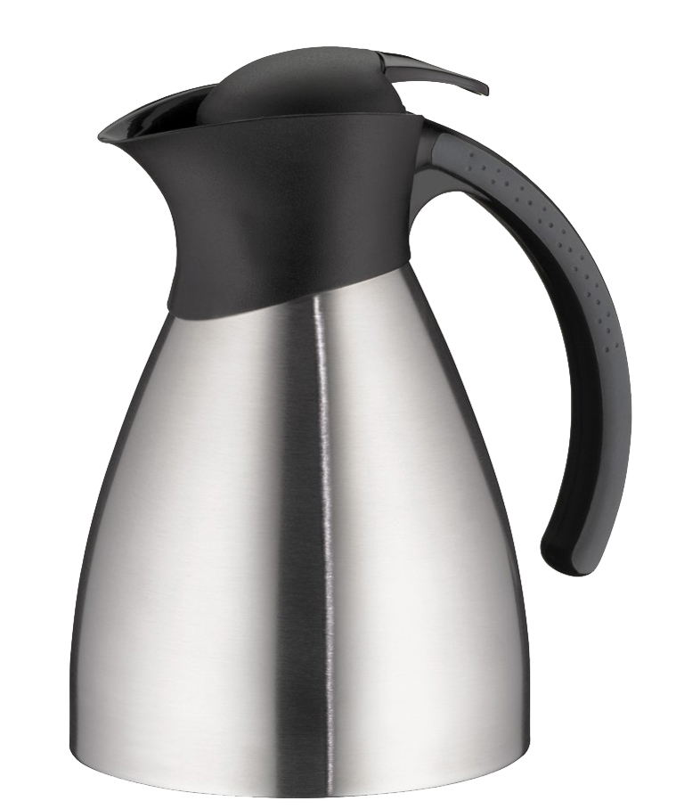 alfi Isolierkanne BONO TOPTHERM, 1,0 Liter, silber/schwarz von alfi