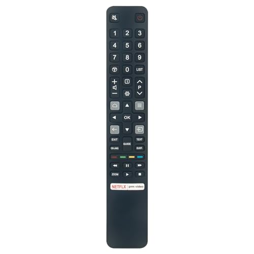 ALLIMITY RC802NU YUI1 Ersatz Fernbedienung passend für TCL 4K QLED TV 55C735K 65C735K 75C735K 65C935K 75C935K C735K C935K 85C735K 98C735K 50QLED760 50QLED820 55QLED760 von allimity