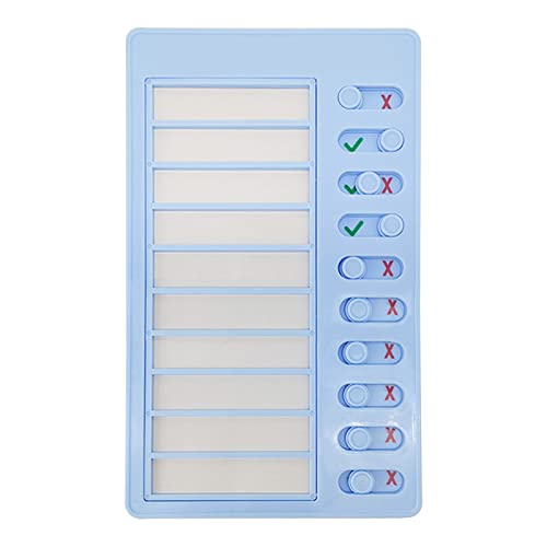 Mehrzweck-Notiz-Checklistenblock, 5 verstellbare Checklistenbretter für Auto, Zuhause, Klassenzimmer, Wand Mehrzweck-Notiz-Checklistenblock, 5 verstellbare Checklistenbretter für Auto, Zuhause, Klassenzimmer, Wand von alloneslife