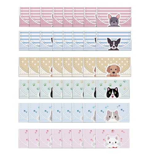 Schreibwarenpapier-Set, 16,4 x 21,3 cm, liniertes Schreibpapier, faltbare Tier-Grußkarte für Kinder, Klassenzimmer, Geburtstag, 24 Stück Schreibwarenpapier-Set, 16,4 x 21,3 cm, liniertes Schreibpapier, faltbare Tier-Grußkarte für Kinder, Klassenzimmer, Geburtstag, 24 Stück von alloneslife