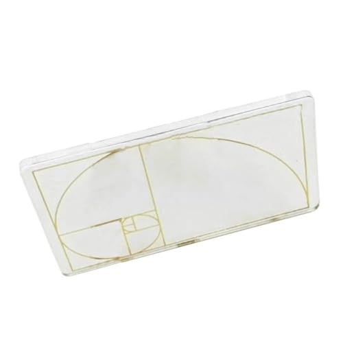 Transparenter Acryllineer Golden Section Finder Golder Ratio Lurer Werkzeuge 2.75''x 1.7 Für Designerarchitekten Zum Ausführen Von Designern Transparenter Acryllineer Golden Section Finder Golder Ratio Lurer Werkzeuge 2.75''x 1.7 Für Designerarchitekten Zum Ausführen Von Designern von alloneslife