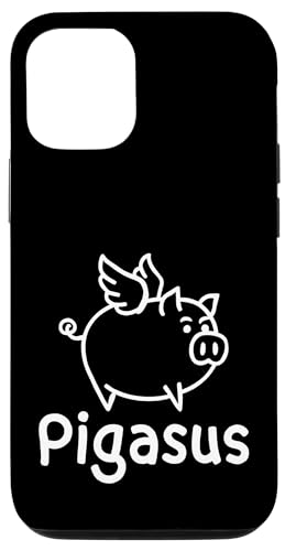 Hülle für iPhone 15 Pro Pigasus the Winged Magic Flying Pig Funny Pegasus Wannabe von andrea tristano