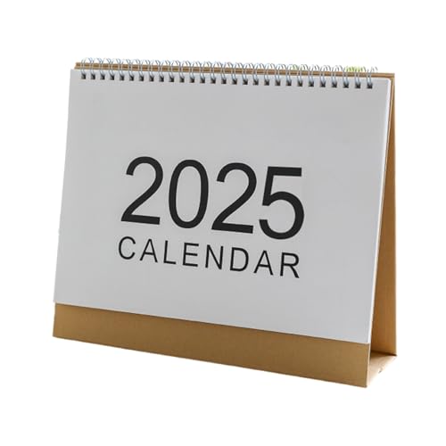 2025 Desktop Kalender Jahreskalender Tischkalender Jahresplaner Standkalender Einfacher Kalender Kalender von antianzhizhuang