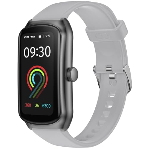 anyloop Fitness Tracker für Herren Damen Aktivitätstracker mit Pulsuhr, Schlafmonitor, Schrittzähler, Fitness Uhr IP68 Wasserdicht Fitnessuhr für iOS Android (Grau, fits 5.5-7.87 inch Wrist) von anyloop