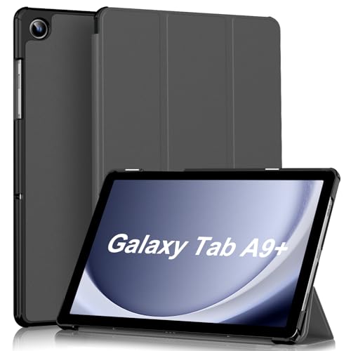 aoub Hülle für Samsung Galaxy Tablet A9+ / Samsung Galaxy Tab A9 Plus 11 Zoll Hülle 2023 SM-X210/ X215/ X216, Ultradünnes Stabile Hülle für Samsung Tab A9+, Auto Wachen/Schlafen, Grau von aoub