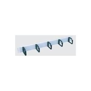 Apra-Gruppe apraNET - Rack-Kabelf�hrungsplatte (horizontal) - RAL 7035 - 1U - 48,3 cm (19") (21-3145-00) von apranet