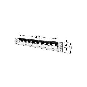 apraNET - Kabelf�hrungsplatte f�r Schaltschrank - Hellgrau, RAL 7035 - 1U - 48.3 cm (19") von apranet