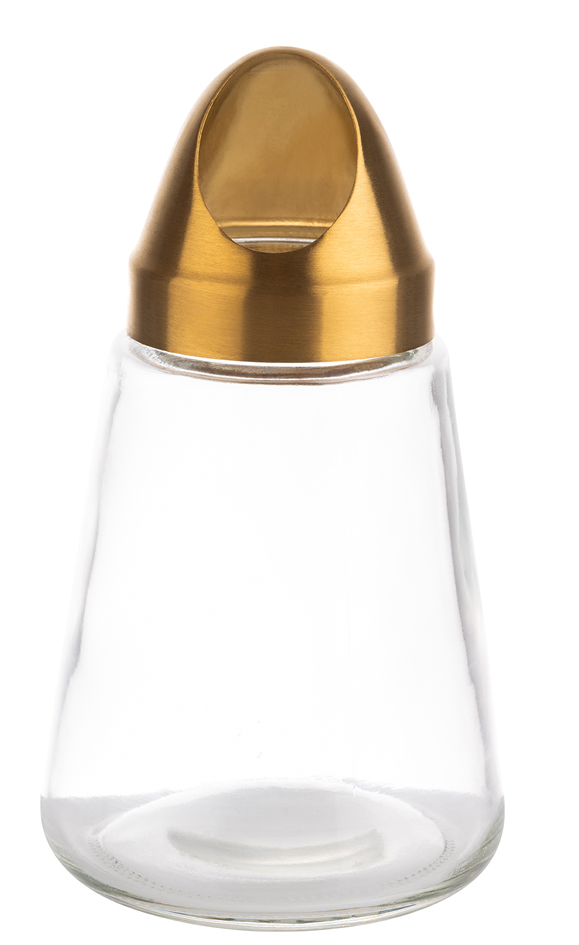 APS Snackspender, Glas/Edelstahl, 350 ml, gold von aps