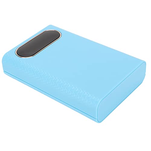 aqxreight DIY Power Bank Box Blau mit LCD -Display USB 4x21700 Batterie Außenhülle für Arbeitsschweißen von aqxreight