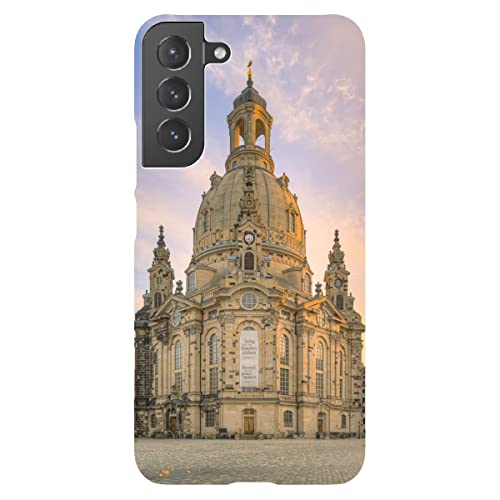 artboxONE Premium-Case Handyhülle für Samsung Galaxy S22 Plus Frauenkirche in Dresden von Michael Valjak von artboxONE