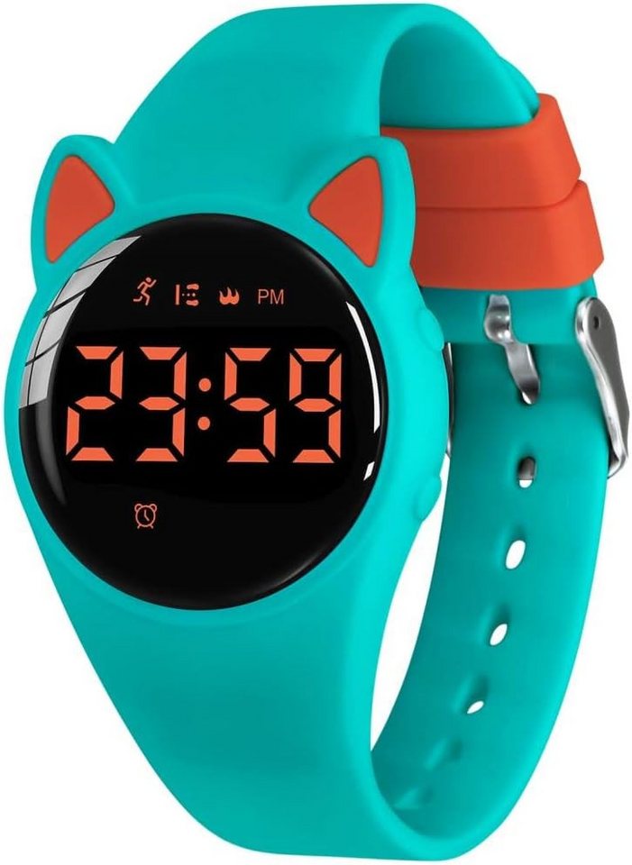 aswan watch Wasserdicht Watch, Multifunktionale Kinderuhr mit Schrittzähler, Wasserdicht & USB-Ladung von aswan watch