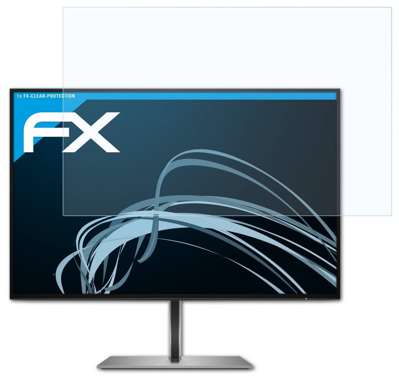 atFoliX Schutzfolie Displayschutz für HP Z24u G3, Ultraklar und hartbeschichtet von atFoliX