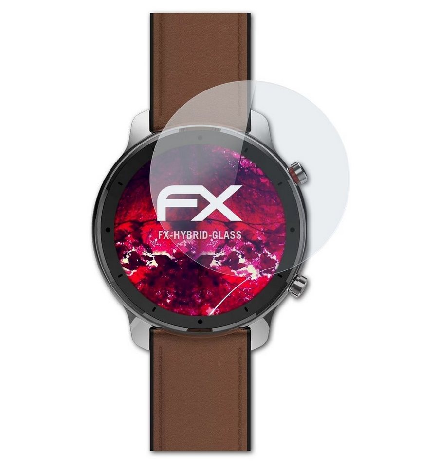 atFoliX Schutzfolie Panzerglasfolie für Amazfit GTR 47mm, Ultradünn und superhart von atFoliX