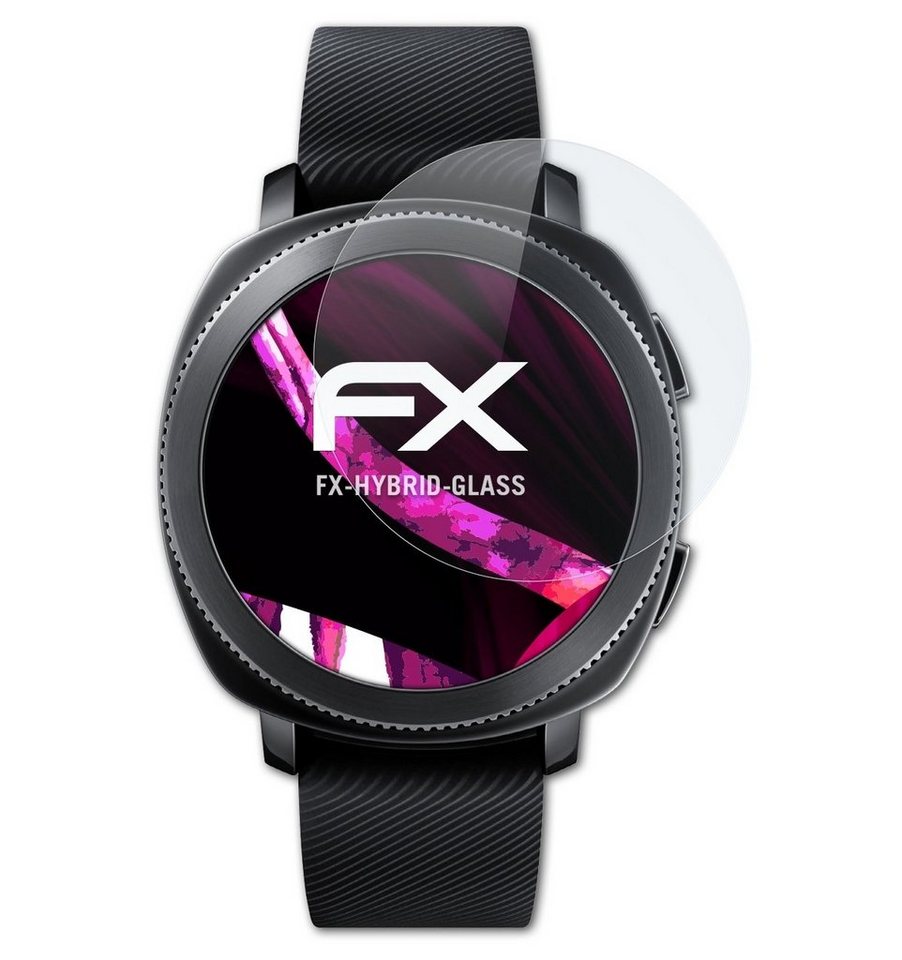 atFoliX Schutzfolie Panzerglasfolie für Samsung Gear Sport, Ultradünn und superhart von atFoliX