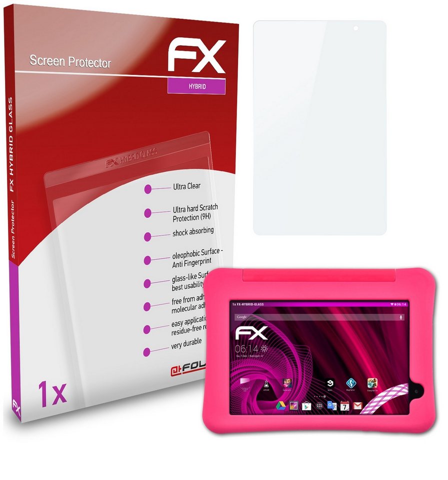 atFoliX Schutzfolie Panzerglasfolie für SoyMomo Tablet Pro 2.0, Ultradünn und superhart von atFoliX