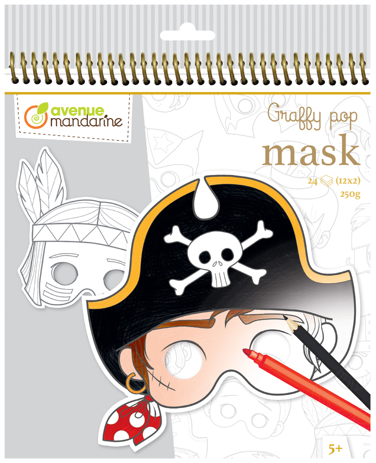 avenue mandarine Maskenmalbuch , Boy, von avenue mandarine