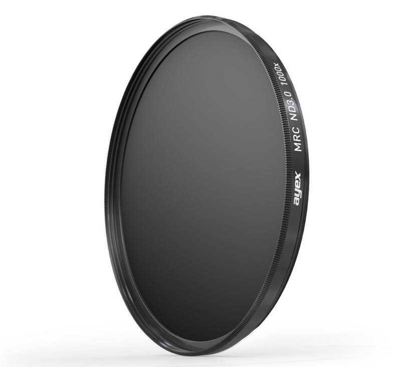 ayex MRC Neutral Density Filter ND3.0 62mm Multicoated Slim ND1000x Graufilter von ayex