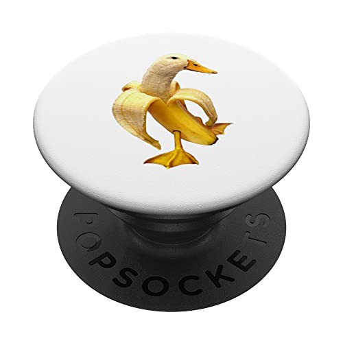 Bananen-Ente PopSockets mit austauschbarem PopGrip von banana duck