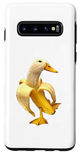 Hülle für Galaxy S10 Bananen-Ente von banana duck