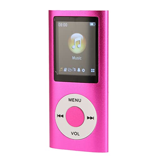 MP3-Spieler mit Bluetooth, 1.8in Thin LCD Portable Music Player mit Kopfhörer, Ladekabel, Media Player für Jungen, Mädchen, Kinder, Studenten, Erweiterbar auf bis zu 64GB von banapoy