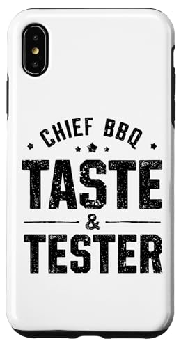 Hülle für iPhone XS Max Chief BBQ Taste Tester Barbecue Grillen Party Funny Dad von bbq accessories